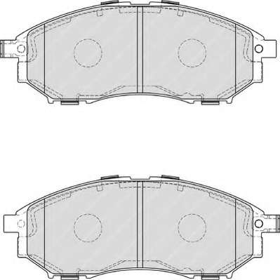 Комплект тормозных колодок, дисковый тормоз
