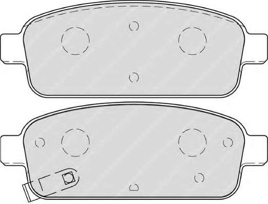 Комплект тормозных колодок, дисковый тормоз