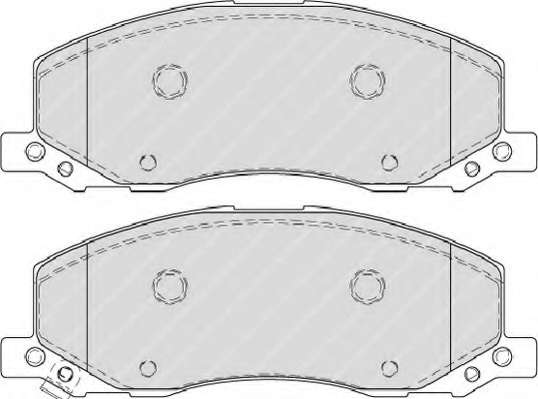 Комплект тормозных колодок, дисковый тормоз