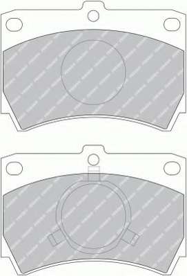 Комплект тормозных колодок, дисковый тормоз