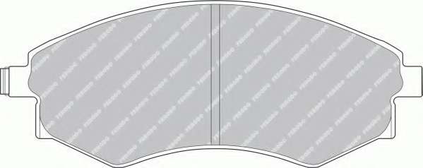 Комплект тормозных колодок, дисковый тормоз