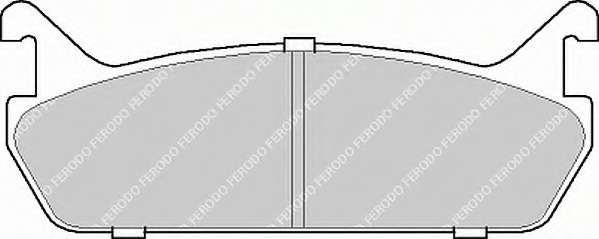 Комплект тормозных колодок, дисковый тормоз