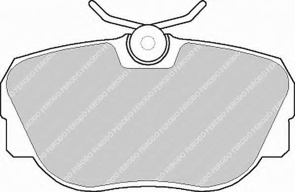 Комплект тормозных колодок, дисковый тормоз