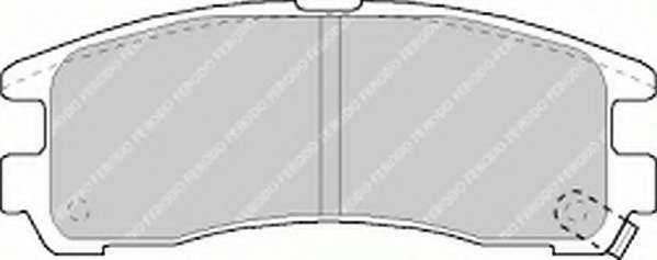 Комплект тормозных колодок, дисковый тормоз
