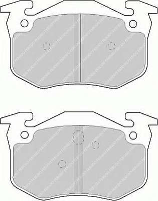 Комплект тормозных колодок, дисковый тормоз