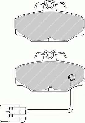 Комплект тормозных колодок, дисковый тормоз