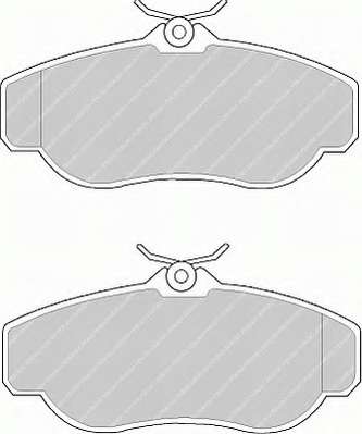 Комплект тормозных колодок, дисковый тормоз