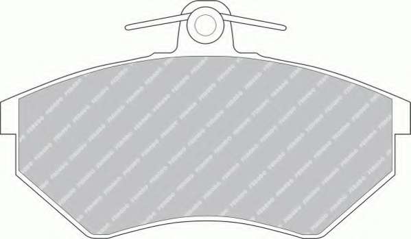 Комплект тормозных колодок, дисковый тормоз