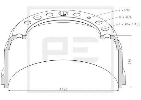 Тормозной барабан