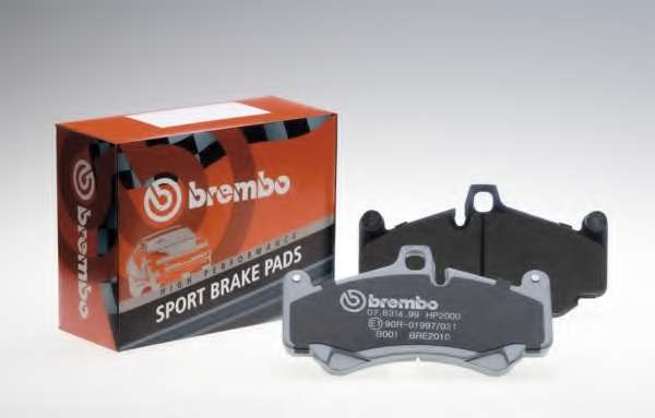 BREMBO, 07.B315.03, Комплект высокоэффективных тормозных колодок