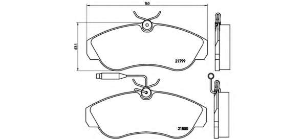 Гальмівні колодки дискові