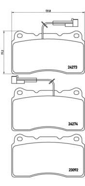 Гальмівні колодки дискові