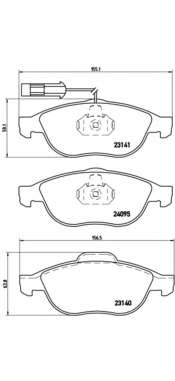 Гальмівні колодки дискові
