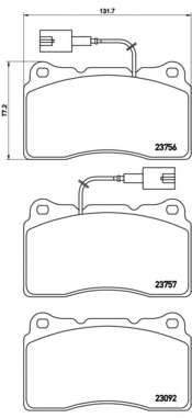 Гальмівні колодки дискові