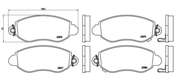Гальмівні колодки дискові