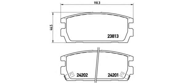 Гальмівні колодки дискові