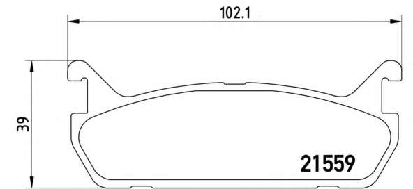 Гальмівні колодки дискові