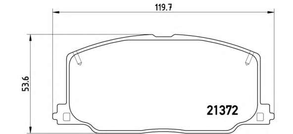 Гальмівні колодки дискові