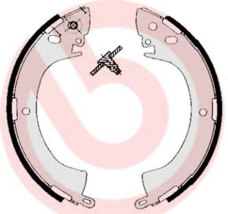 Гальмівні колодки барабанні