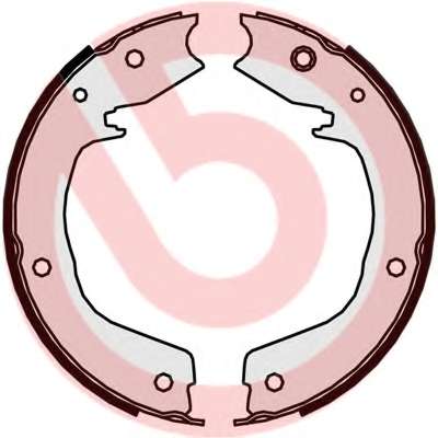 Гальмівні колодки барабанні