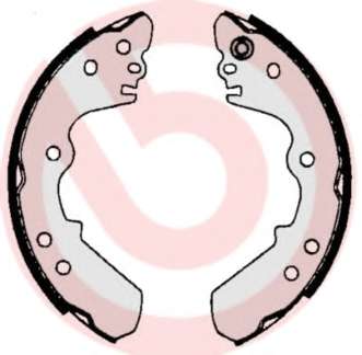 Гальмівні колодки барабанні