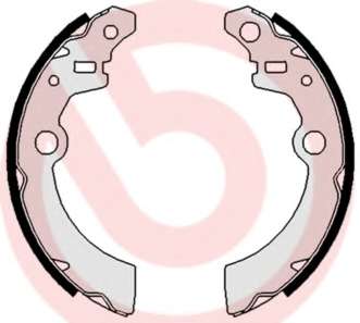 Гальмівні колодки барабанні