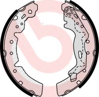 Гальмівні колодки барабанні