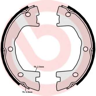 Гальмівні колодки барабанні