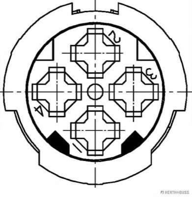 Крепление гофрированной трубки