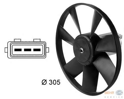 Вентилятор, охлаждение двигателя