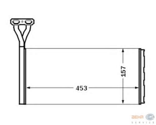 Теплообменник, отопление салона