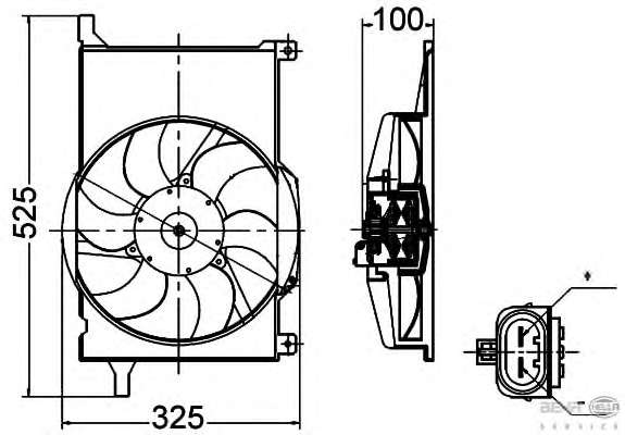 Вентилятор, охлаждение двигателя