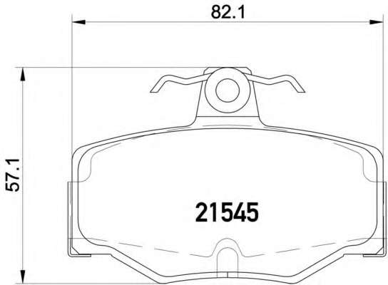 MINTEX гальмівні колодки задн. NISSAN Almera 1,5-2,2 00- Primera 1,6/2,0 93-01