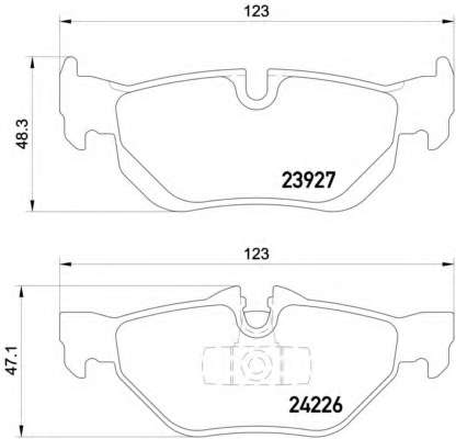 Комплект тормозных колодок, дисковый тормоз