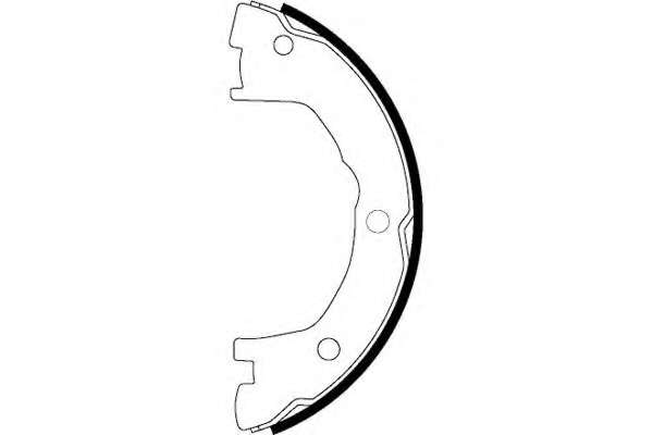 Комплект тормозных колодок, стояночная тормозная система