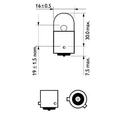 Автолампа 10W