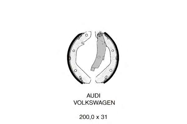 Комплект тормозных колодок