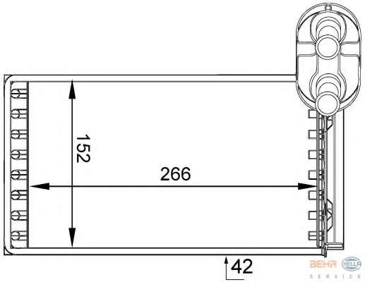 Теплообменник, отопление салона