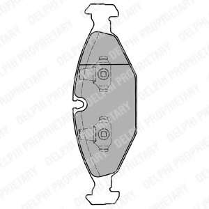 Комплект тормозных колодок, дисковый тормоз