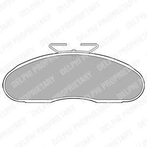 Комплект тормозных колодок, дисковый тормоз