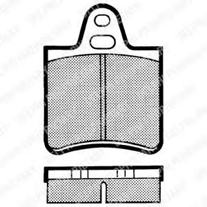 Комплект тормозных колодок, дисковый тормоз