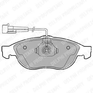 KLOCKI HAM. PRZEDNIE 1.6 16V,1.8 16V TWIN SPARK,1.9 JTD
