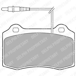 KLOCKI HAM. PRZEDNIE 2.2HDI,3.0 V6,3.0 V624V COUPE