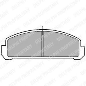 Комплект тормозных колодок, дисковый тормоз