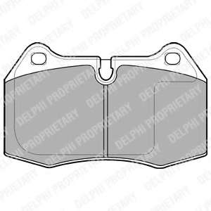 DELPHI BMW гальмівні колодки передн. 7 серія E38 95-