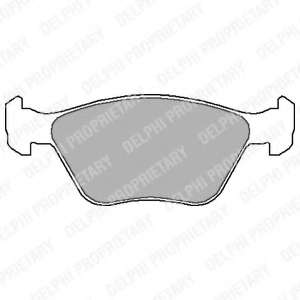 Комплект тормозных колодок, дисковый тормоз