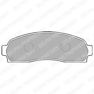 Комплект тормозных колодок, дисковый тормоз