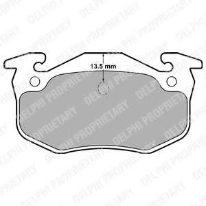 Комплект тормозных колодок, дисковый тормоз
