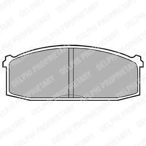 Комплект тормозных колодок, дисковый тормоз