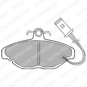 Комплект тормозных колодок, дисковый тормоз
